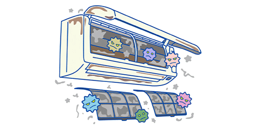 エアコンが寿命を迎える時のサインを紹介