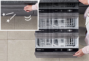 パナソニック 食洗機:フルオートオープン