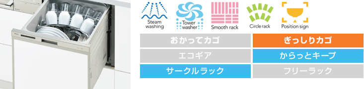 リンナイ食洗機：コンパクトモデル(取替)