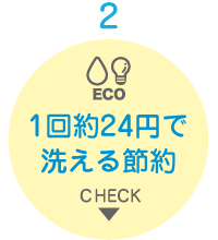 1回約24円で洗える節約