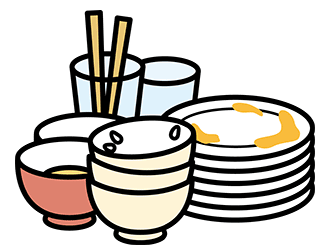 手洗い｜食器汚れ