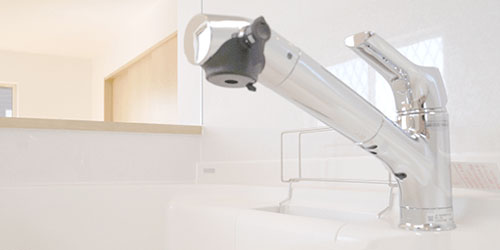 蛇口の水が止まらない原因:シングルレバータイプ