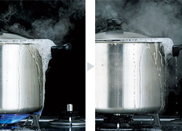 標準安全機能：立ち消え安全装置