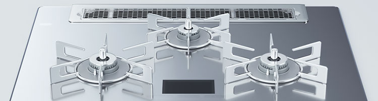 ビルトインガスコンロ AC100V電源タイプ