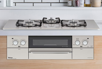 選び方：設置タイプ：ビルトインガスコンロ