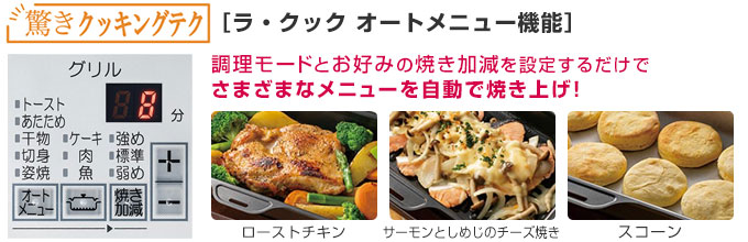 パロマ 手間なく、簡単に料理が楽しめる!