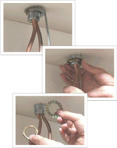 六角ナットの取り外し