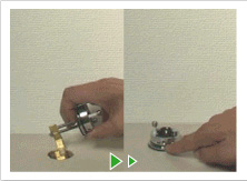 上面施工用アダプターの取り付け