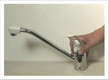 水栓本体の取り付け