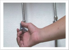 止水栓を開ける