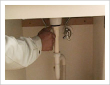 止水栓を開ける