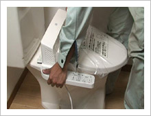 便座を取り付ける