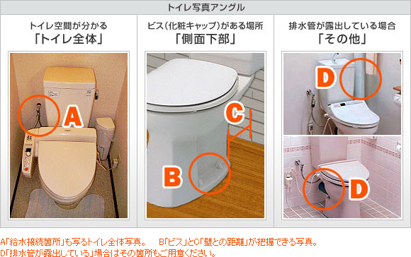 トイレ写真アングル