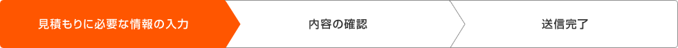 見積もりに必要な情報を入力