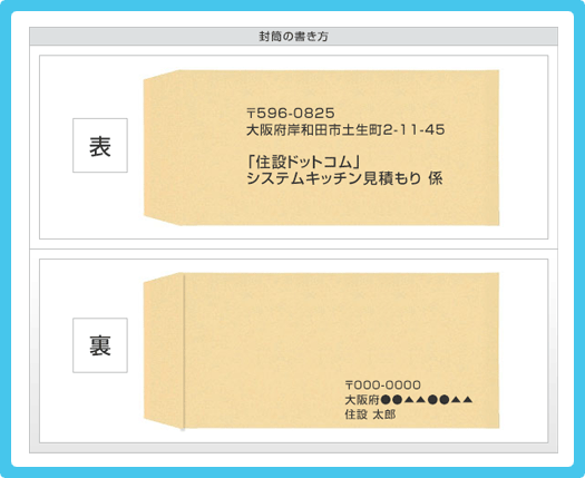 封筒の書き方