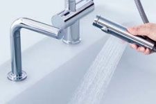 タッチレス水ほうき水栓LF：ハンドシャワー