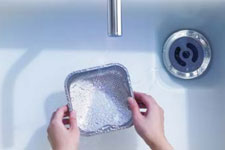 きれい除菌水：網かごきれい