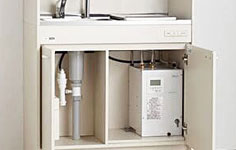 小型電気温水器:キッチン