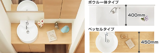 LIXIL(INAX) エスタ(ESTA)：奥行きコンパクト