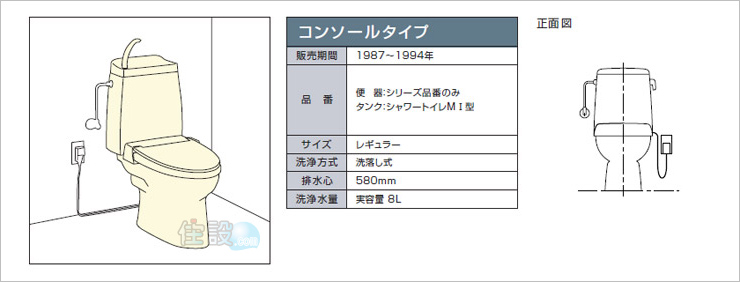 INAXトイレ：床排水 M1