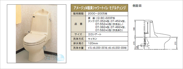 INAXトイレ：壁排水 BC-220P
