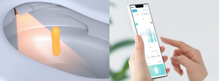 「便スキャン」と「TOTOウェルネスアプリ」