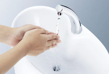 TOTO ピュアレストEXシリーズ：手洗いしやすいボウル