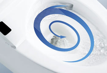 TOTO ピュアレストEXシリーズ：トルネード洗浄