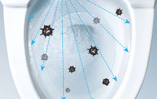 TOTOトイレ機能：便器きれい