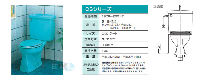 TOTOトイレ：床排水 C720