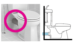 排水管の位置 壁排水