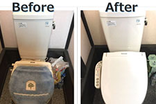 トイレ取り付け例：一般洋式便器