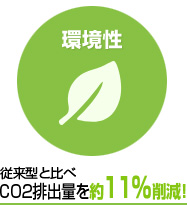 エコジョーズの特徴 環境性